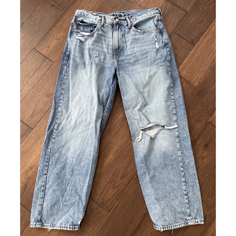 Gap Jeans Womens Size32/30 Baggy Fit Denim‎ Baggy Relaxed Casual